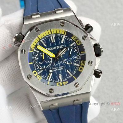 Audemars Piguet Replica Watches Royal Oak Offshore 42mm Watches SS Blue Dial
